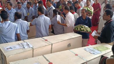 Kuwait fire: Mortal remains of 31 Indians received at Kochi airport