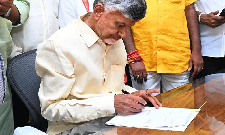 All systems will be brought onto track: Andhra CM Naidu tells officials