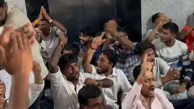 NEET-UG row: NSUI members barge into NTA office, demand its closure