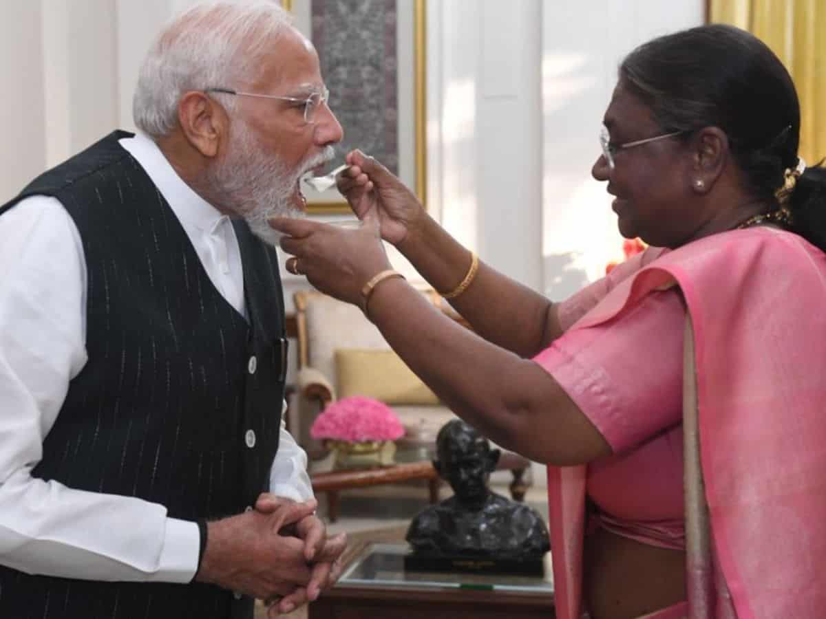 PM Narendra Modi and President Droupadi Murmu