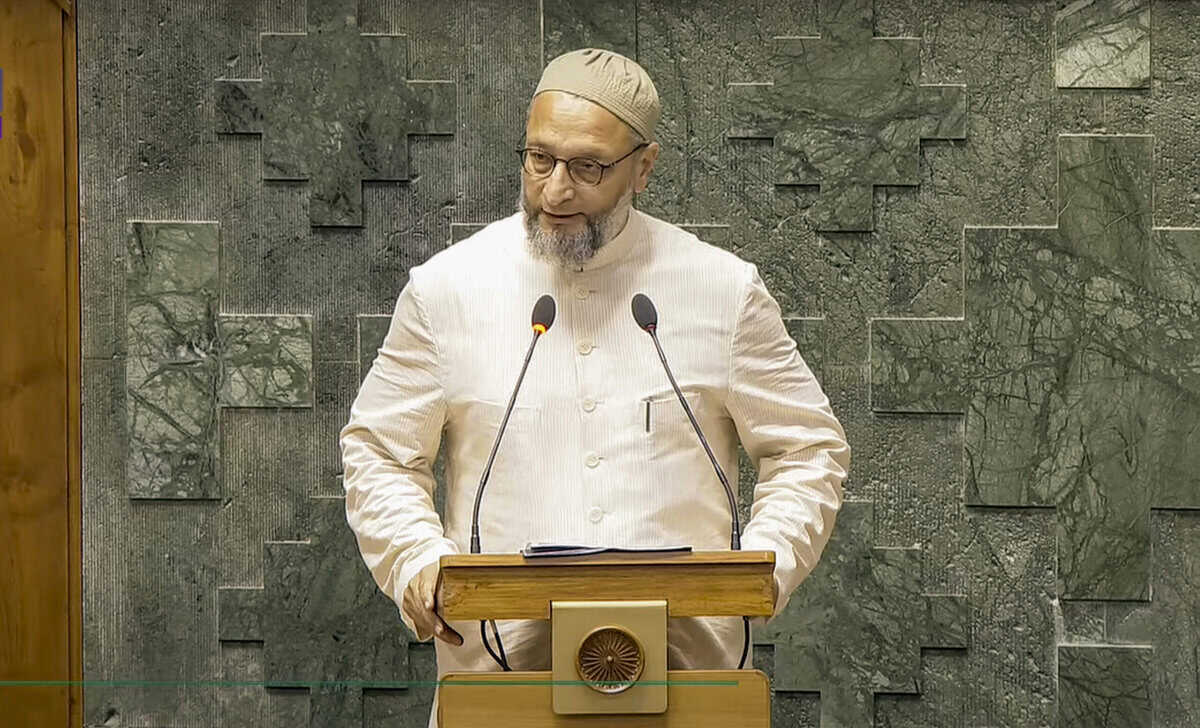 Owaisi's 'Jai Palestine' slogan in Lok Sabha draws BJP's wrath