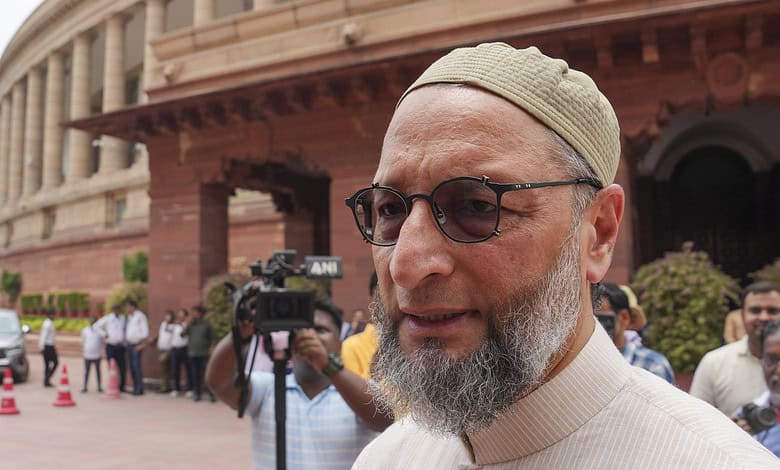 ‘Not the first time…’: Asaduddin Owaisi on vandalism at his residence