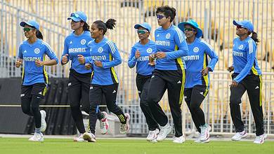 India women test team practice session