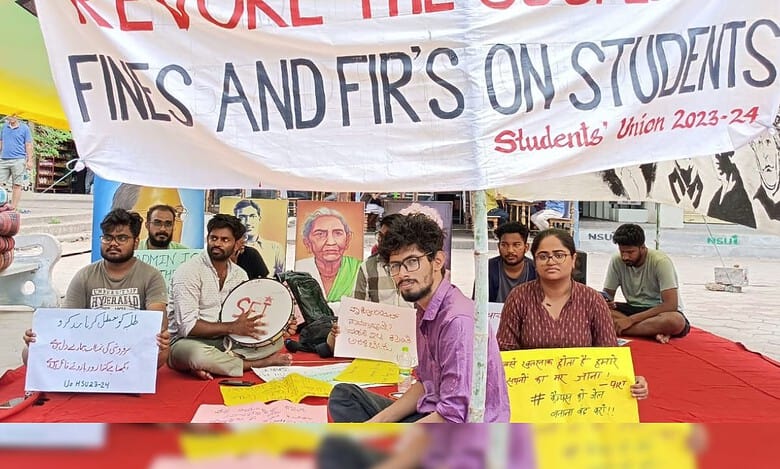 Protest at University of Hyderabad enters 2nd day