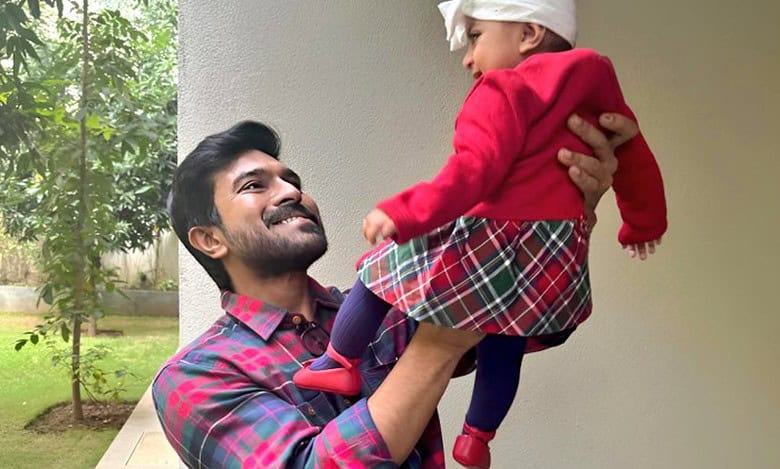 Ram Charan’s adorable Father's Day snap with daughter goes viral