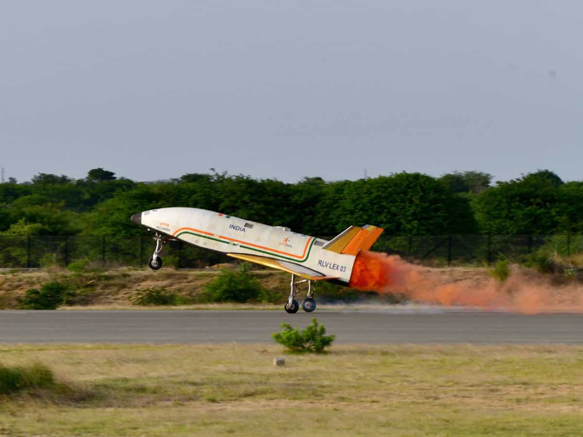 ISRO achieves hattrick in Reusable Launch Vehicle Landing experiment