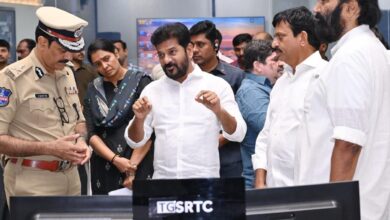 Hyderabad: Revanth visits Command Control Center, reviews disaster management