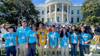 Spelling Bee finalists, mostly Indian-American children, visit White House