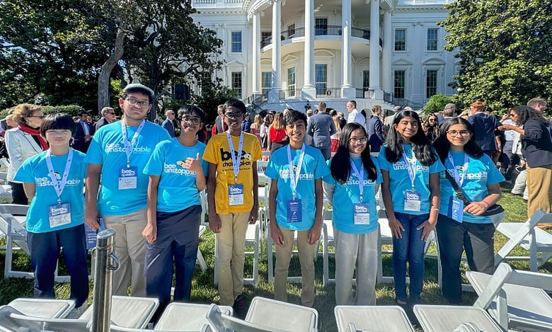 Spelling Bee finalists, mostly Indian-American children, visit White House
