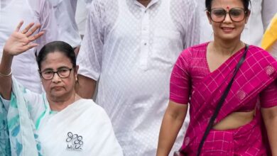 TMC Mamata Banerjee with Mohua Moitra