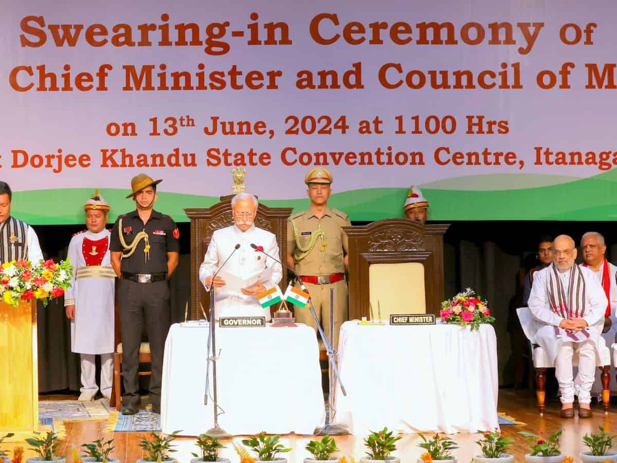 PM Modi congratulates Pema Khandu on taking over as Arunachal CM