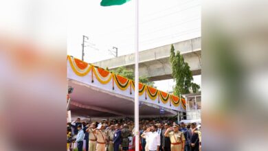 Revanth Reddy addresses road shows art Amberpet, Uppal and Secunderabad Cantonment on Monday, as part of Congress’ election campaign on Monday.