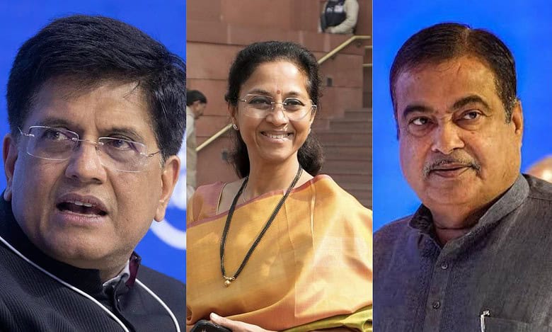 Maharashtra: Nitin Gadkari, Piyush Goyal, Supriya Sule leading