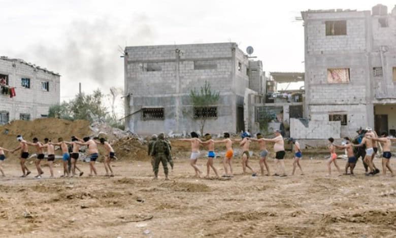 Israeli soldier posts images of naked, blindfolded Gaza civilians, sparks outrage