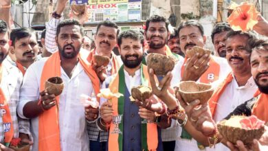 BJP in Karnataka stages statewide demonstration against fuel price hike