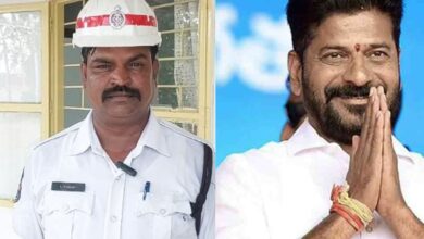 Chief Minister A Revanth Reddy praises a traffic constable and TGSRTC staff for showing presence of mind and helping common people while performing their duty.