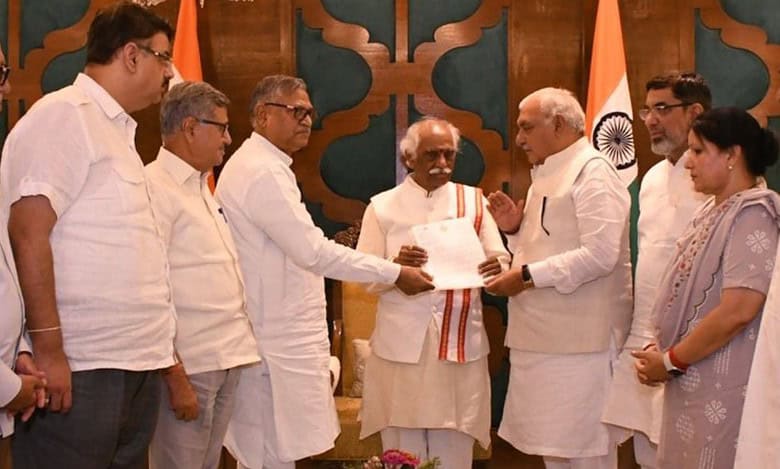 Dissolve Haryana Assembly as govt in minority, Congress urges Governor