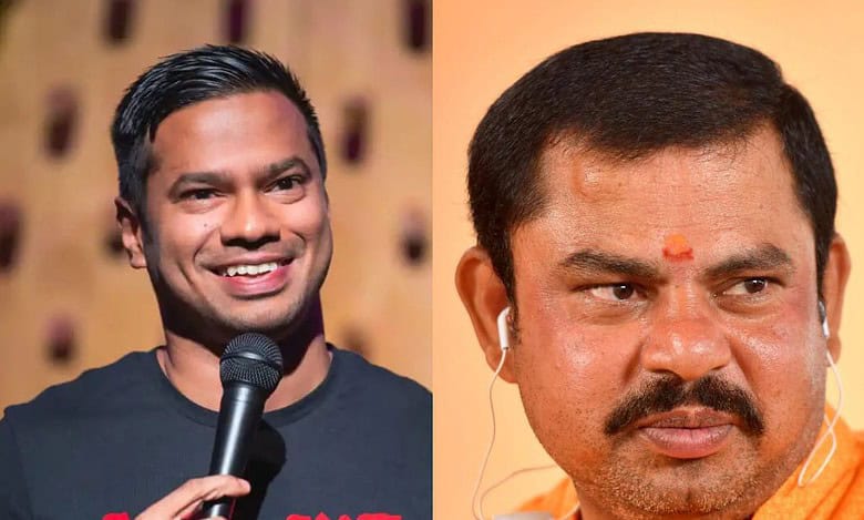 Raja Singh targets standup comic’s Hyderabad show over ‘Jain’ remarks