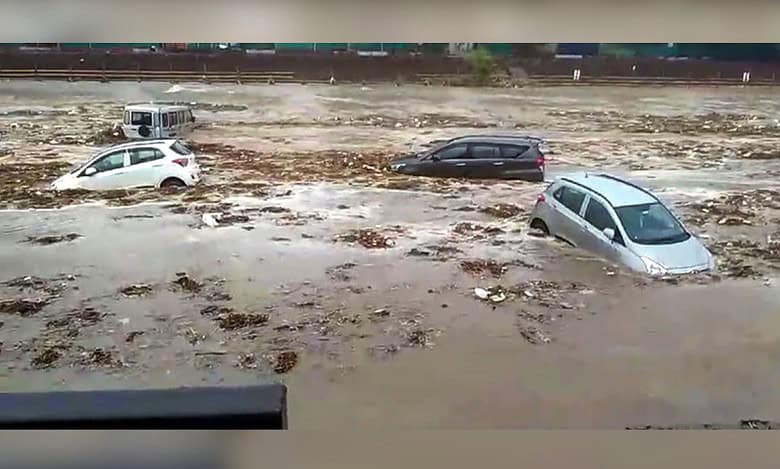 U'khand: Heavy rain lashes Haridwar, cars swept away in flooded Sukhi river