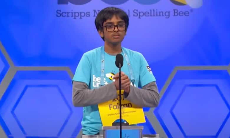 Muslim boy finishes in 2nd place in Spelling Bee in 96 years