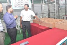 District Election Officer, GHMC Commissioner Ronald Rose inspects the counting arrangements in Jubilee Hills and Khairatabad assembly segments on Monday