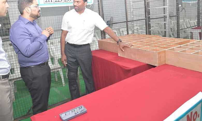 District Election Officer, GHMC Commissioner Ronald Rose inspects the counting arrangements in Jubilee Hills and Khairatabad assembly segments on Monday