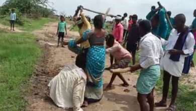 A person is beaten to death over a land dispute between step brothers regarding ancestral property in Chinnaporla village of Utkoor mandal in Narayanpet district on Thursday.