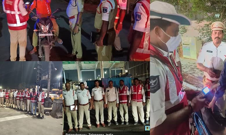 Cyberabad traffic police files 349 drunk and drive cases over weekend