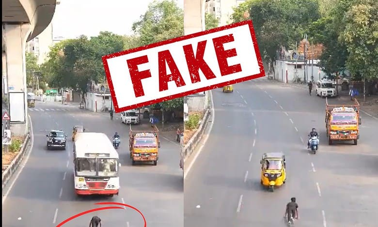Hyderabad: Fake video of teen lying in front of bus fuels road safety concern