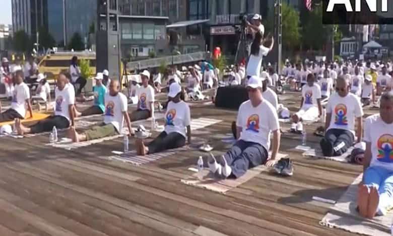 Indian Embassy celebrates International Yoga Day in Washington