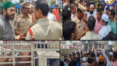 Mild tension in old city of Hyderabad as cattle carrying truck stopped