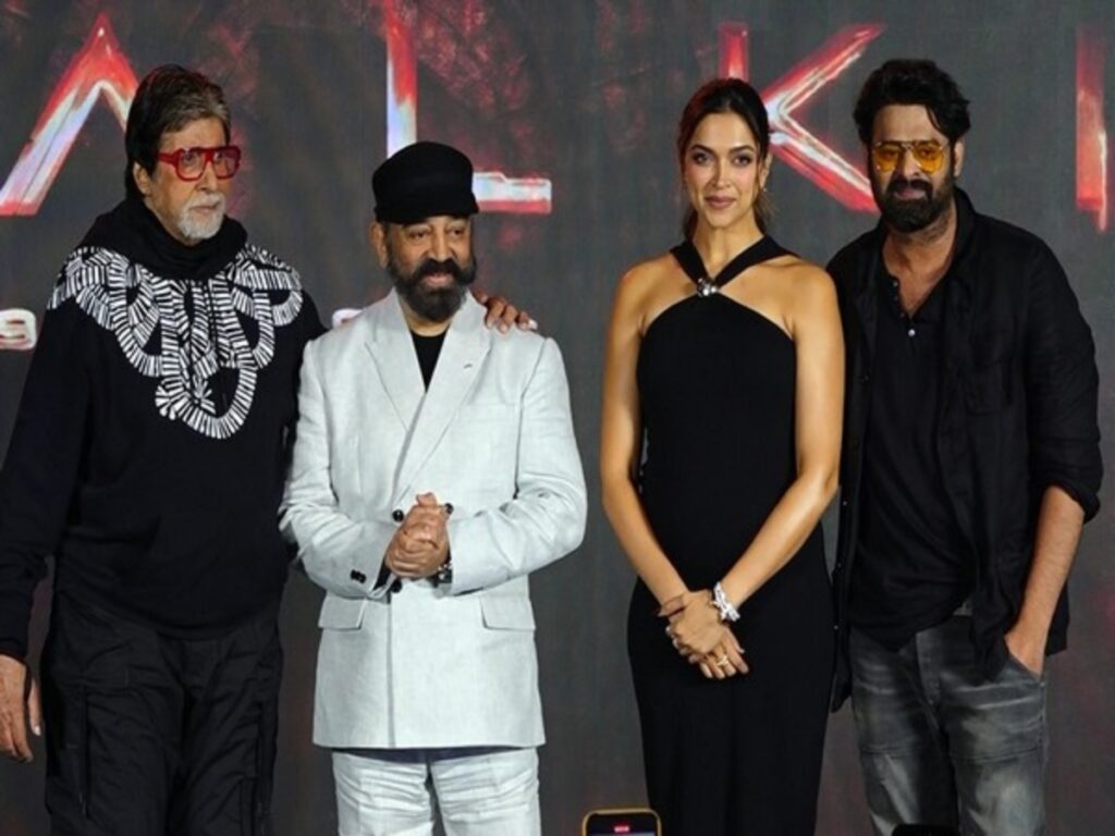 Deepika Padukone, Amitabh Bachchan, Prabhas steal hearts with cute moment at 'Kalki 2898 AD' event