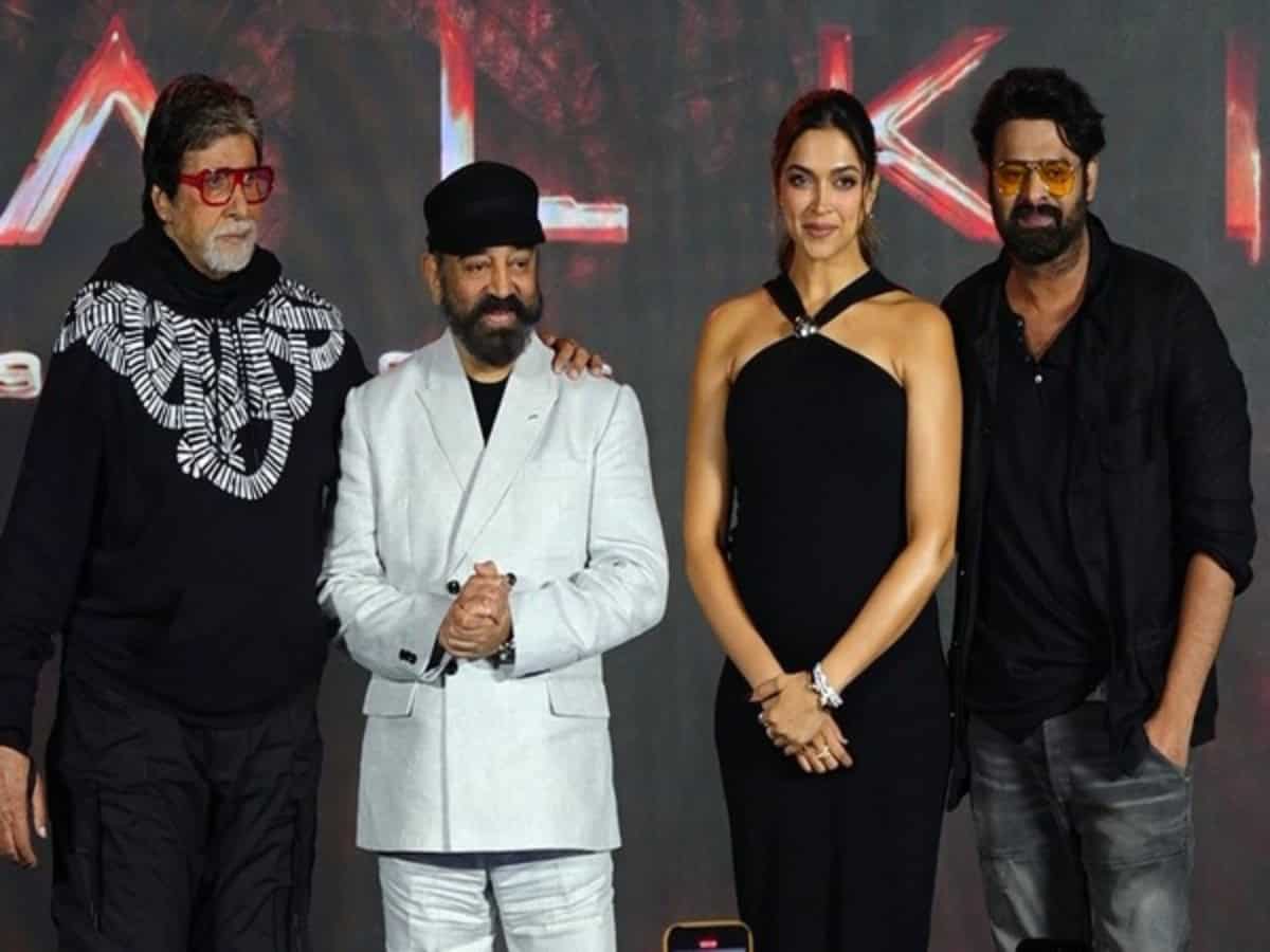 Deepika Padukone, Amitabh Bachchan, Prabhas steal hearts with cute moment at 'Kalki 2898 AD' event