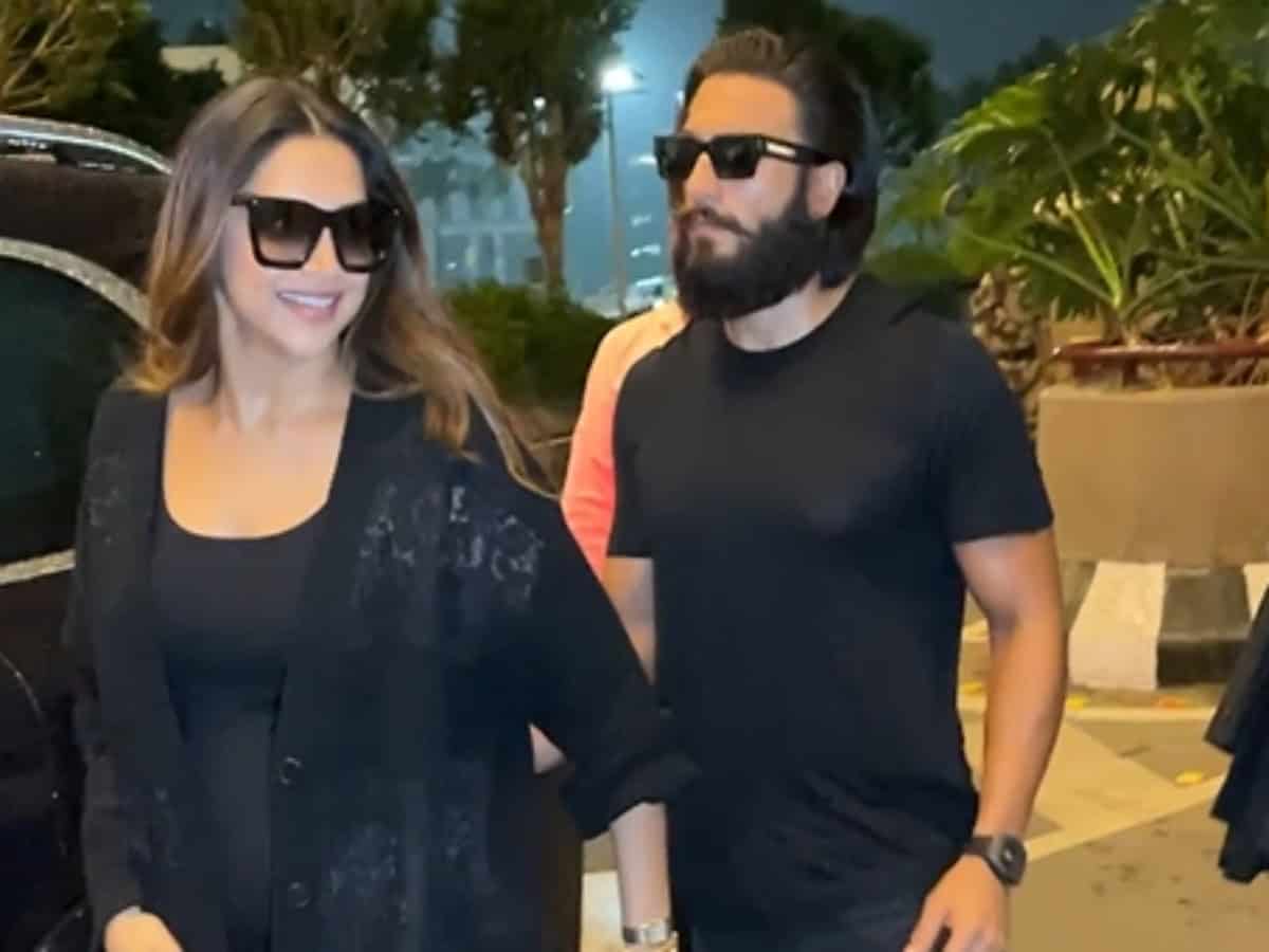Parents-to-be Deepika Padukone, Ranveer Singh make stylish statement at Mumbai airport