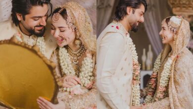 Got married? Fans react to Hania Aamir, Zaviyar Nauman's pics
