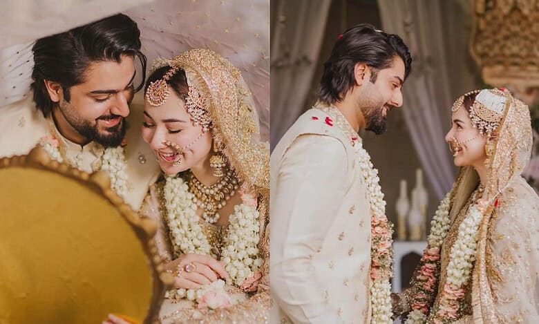 Got married? Fans react to Hania Aamir, Zaviyar Nauman's pics