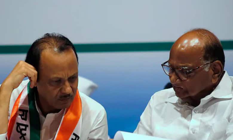 Ajit pawar and sharad pawar