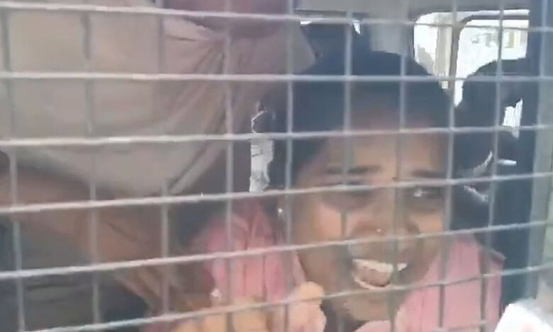 Barrelakka detained in protest at TGPSC Hyderabad office