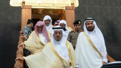Watch: Deputy governor of Makkah leads ceremonial washing of Kaaba