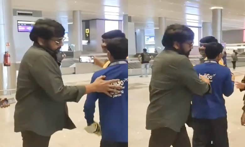 Chiranjeevi's 'controversial' video from Hyderabad airport goes viral