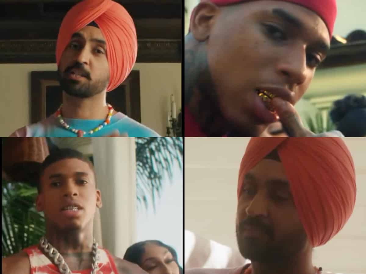 Diljit Dosanjh teases fans with his new track, collabs with the American rapper NLE Choppa