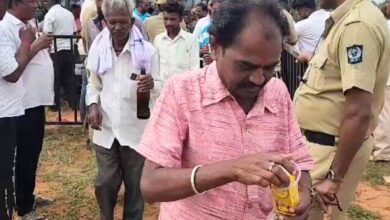 Alcohol distributed at party for Karnataka BJP MP's poll victory