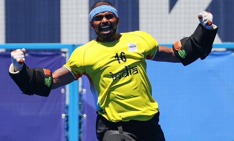 Hockey goalie Sreejesh