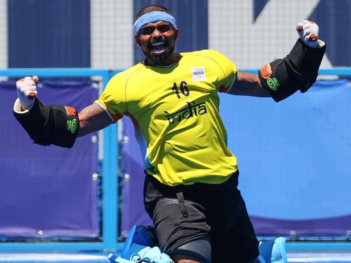 Hockey goalie Sreejesh