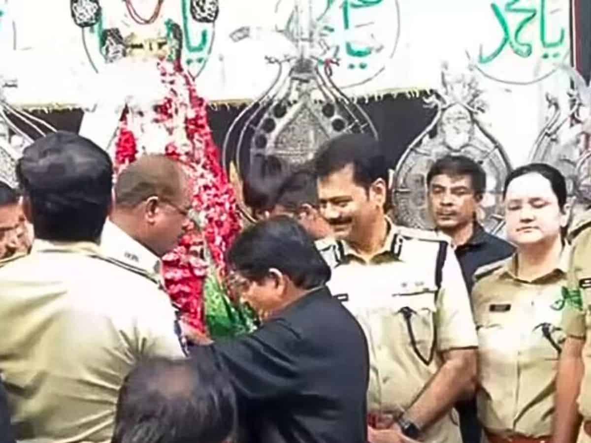Hyderabad commissioner visits Bibi ka Alawa ahead of Ashura