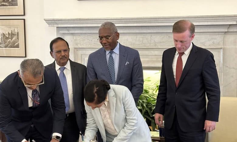India and the United States signed a Statement of GKDF