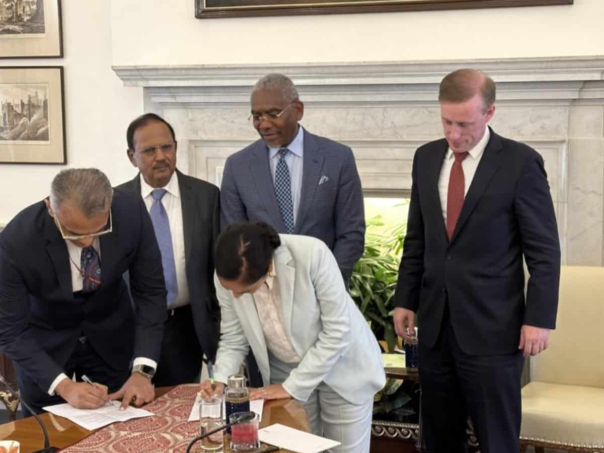 India and the United States signed a Statement of GKDF