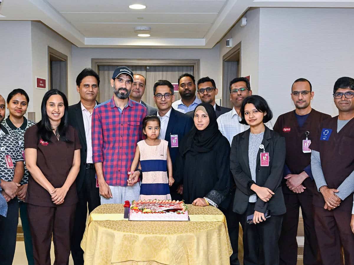 Indian father saves daughter's life in UAE's 1st paediatric liver transplant