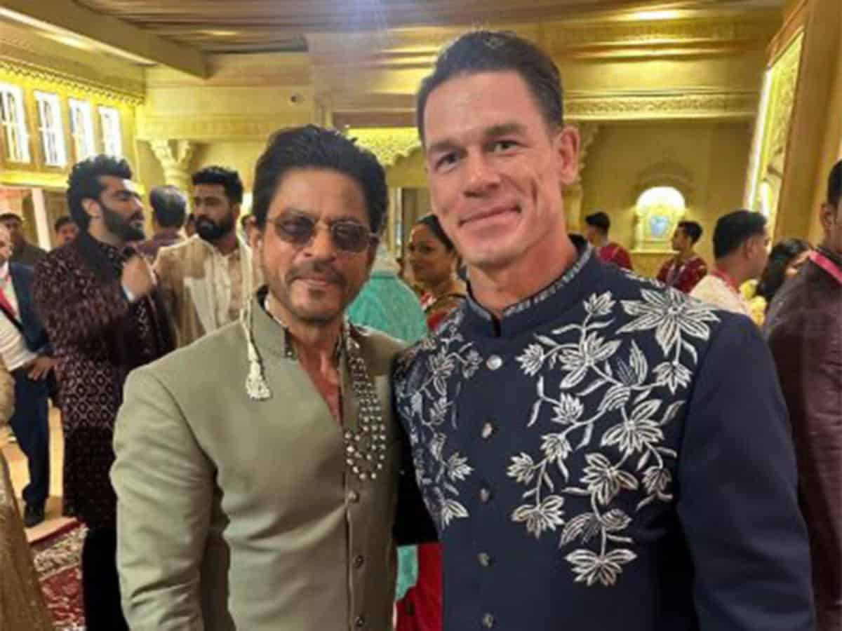 John Cena shares pic with Shah Rukh Khan, talks of actor's 'positive effect' on his life