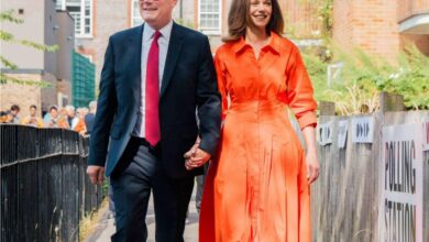 Labour leader Keir Starmer and his wife Victoria